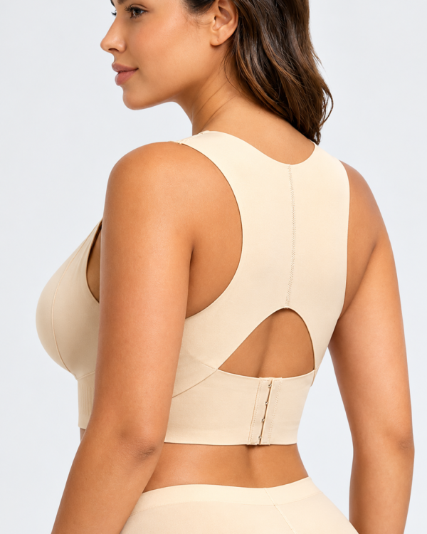 soutien gorge posture beige en studio